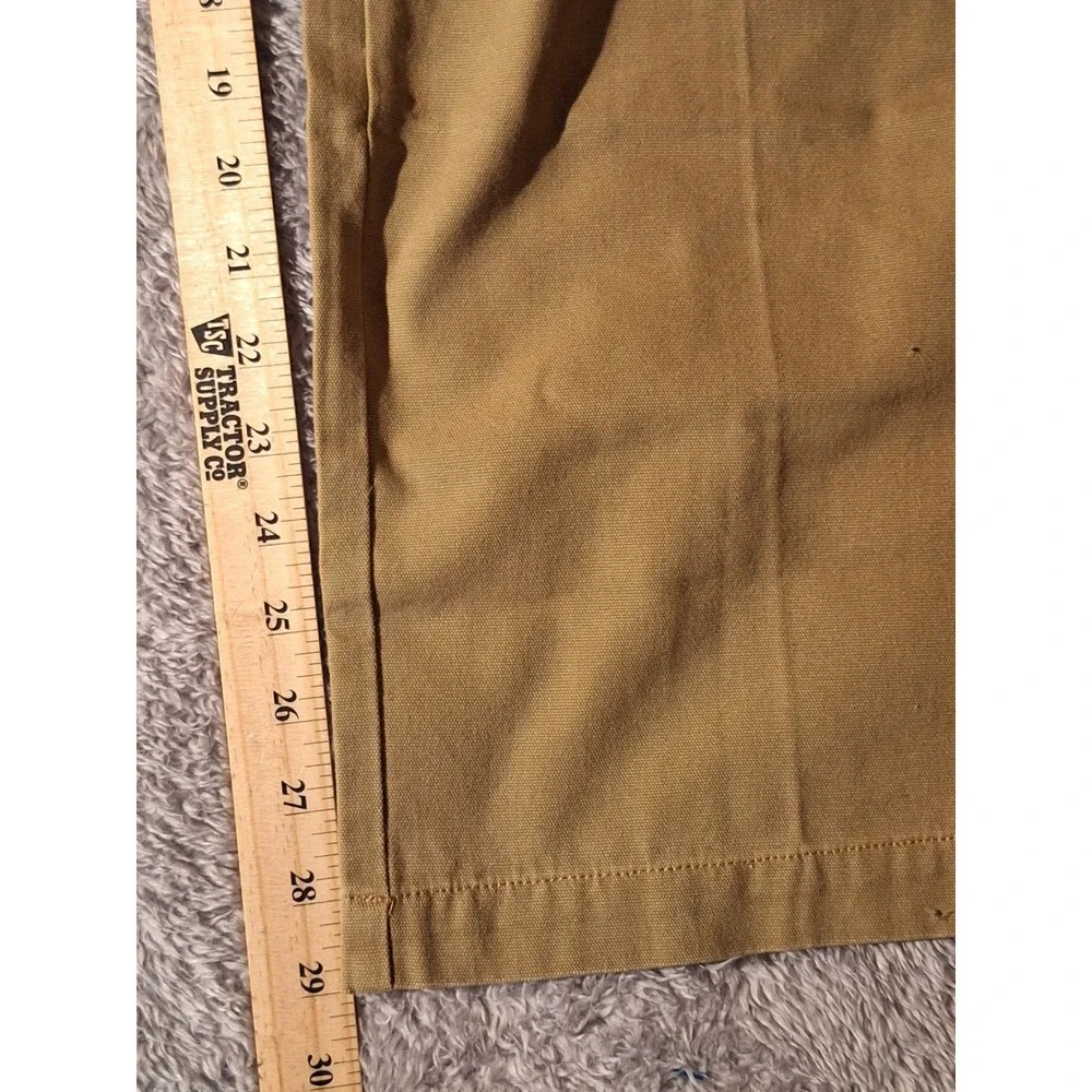Weatherproof Mens Tan Relaxed Fit Utility Cargo Pants 40x32 Outdoor Casual Work